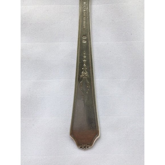 1847 ROGERS BROS INTL SILVERPLATE MASTER BUTTER KNIFE 1924 ANCESTRAL PATTERN 7" - Picture 8 of 9
